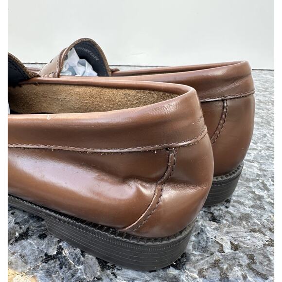 G.H. Bass Weejuns Whitney Women's brown Leather Penny Loafer Shoe SZ 8 - Picture 4 of 16